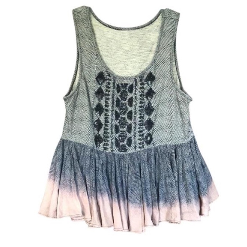 Anthropologie peplum top